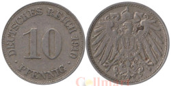 Германская империя. 10 пфеннигов 1910 год. (D)