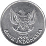  Индонезия. 50 рупий 1999 год. Китайская черноголовая иволга. 
