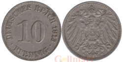 Германская империя. 10 пфеннигов 1913 год. (A)